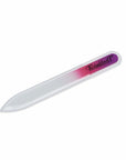 Purple Czech Glass Nail File