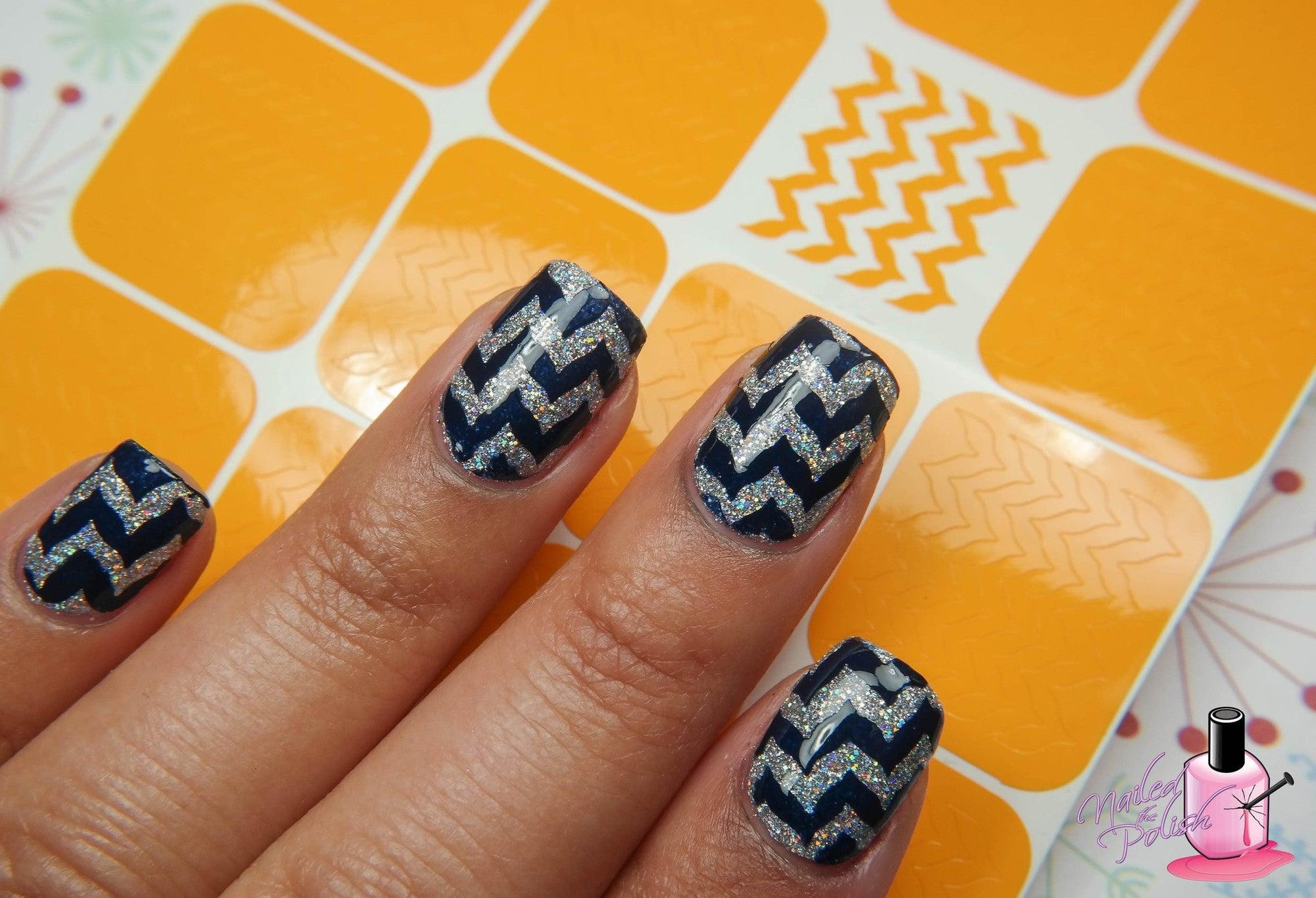 Nailed The Chevron Stencils