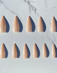 Gel Extension Tips - Stiletto ♥︎ Cream ♥︎ Long