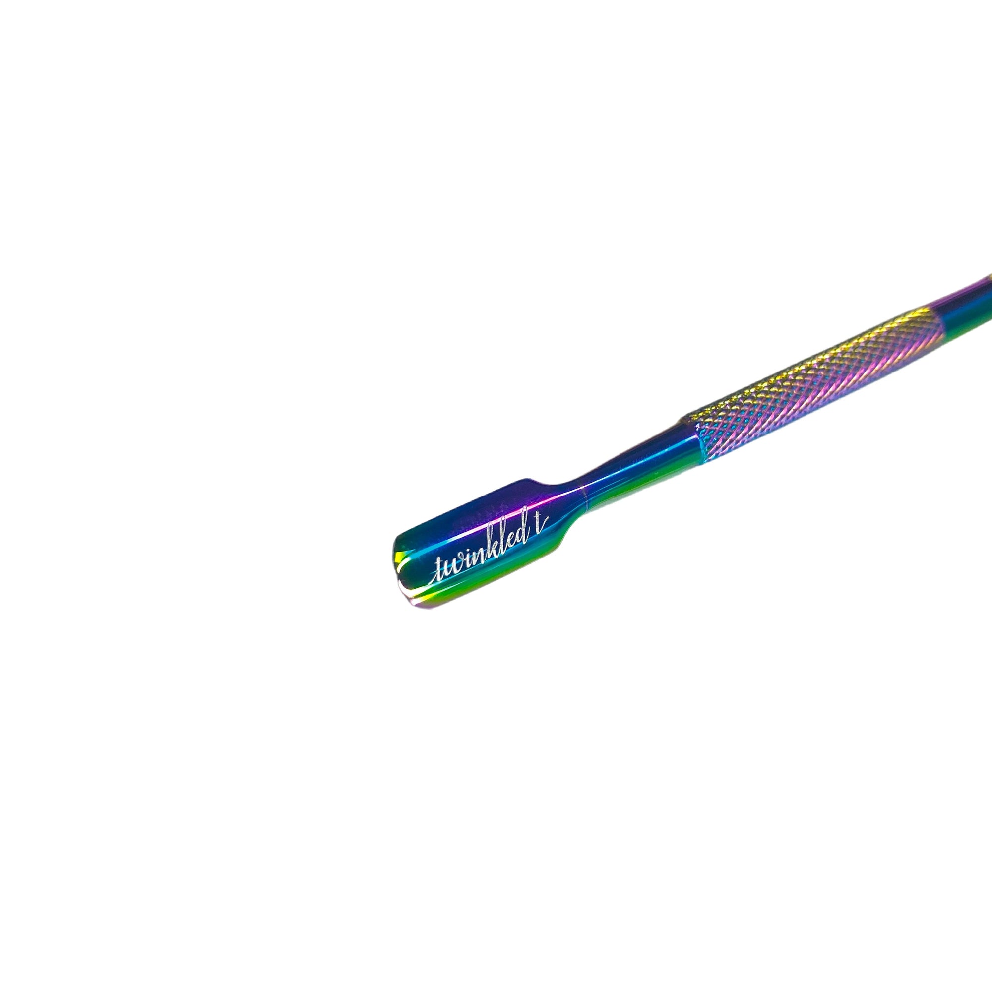 Multichrome Stainless Steel Cuticle Pusher