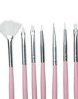 Bubble Yum Nail Art 7 Pc Brush Set