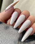 Gel Extension Tips - Stiletto ♥︎ Cream ♥︎ Long